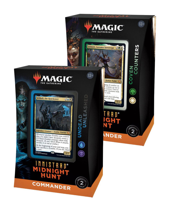 Magic the Gathering Innistrad: Midnight Hunt Commander-Decks Display (4) englisch