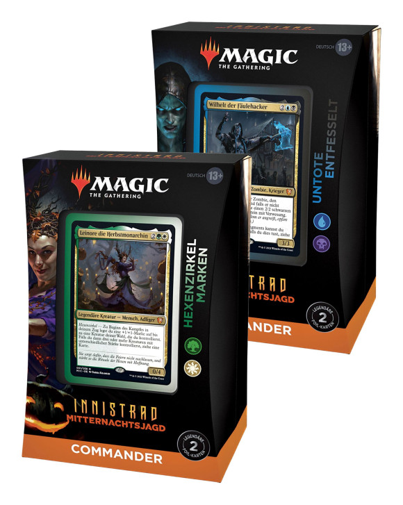 Magic the Gathering Innistrad: Mitternachtsjagd Commander-Decks Display (4) deutsch