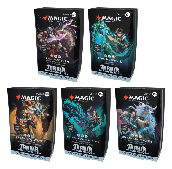 Magic the Gathering Tarkir: Drachensturm Commander-Decks Display (5) deutsch