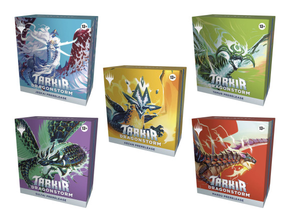 Magic the Gathering Tarkir: Dragonstorm Prerelease Packs Umkarton (15) englisch