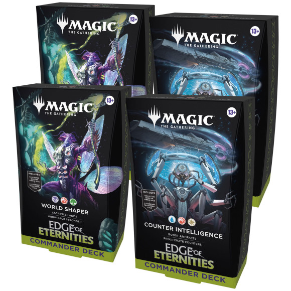 Magic the Gathering Edge of Eternities Commander-Decks Display (4) englisch