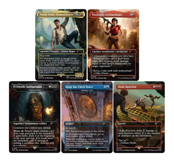 Magic the Gathering Secret Lair x PlayStation: Uncharted englisch