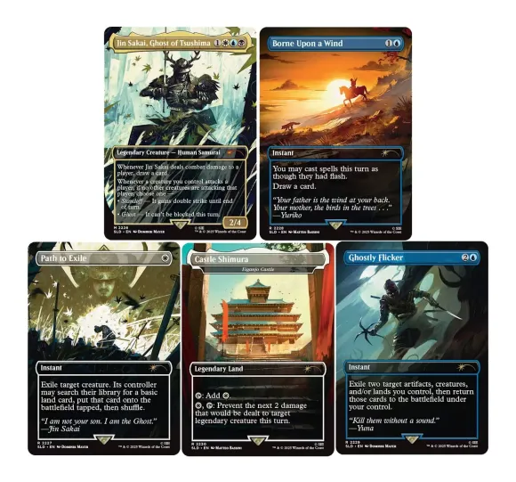 Magic the Gathering Secret Lair x PlayStation: Ghost of Tsushima englisch