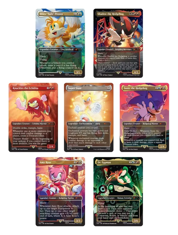 Magic the Gathering Secret Lair x Sonic: Friends & Foes englisch