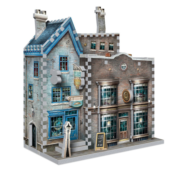 Harry Potter 3D Puzzle DAC Ollivanders Zauberstabladen & Scribbulus' Schreibwaren