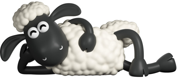 Shaun das Schaf Vinyl Figur Shaun 5 cm