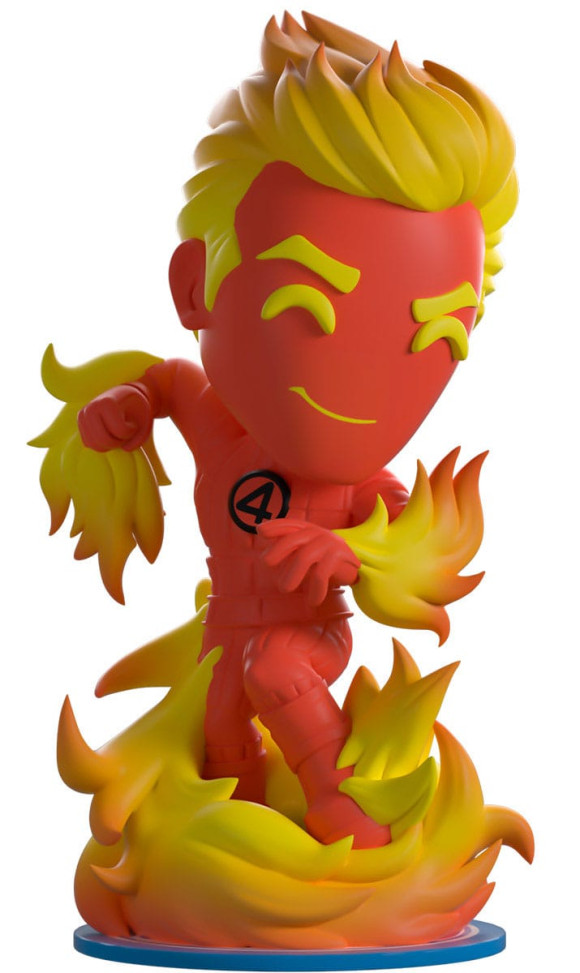 The Fantastic Four Vinyl Figur Human Torch 14 cm   