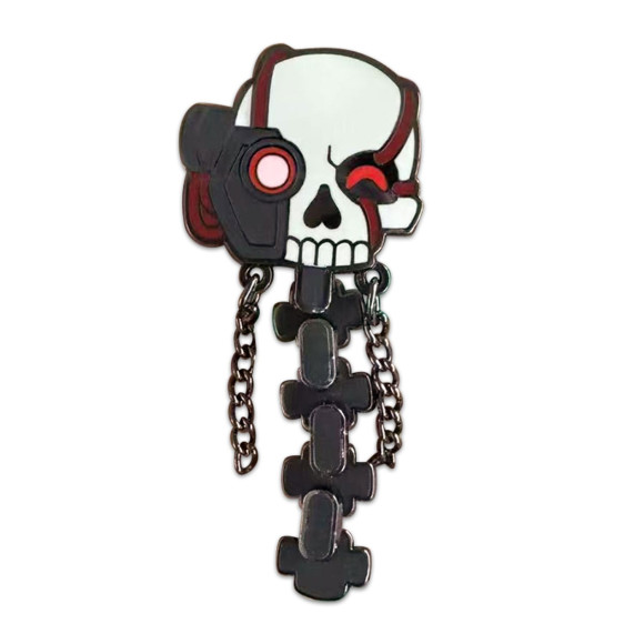 Space Marine 2 Ansteck-Pin Servo Skull 5 cm 