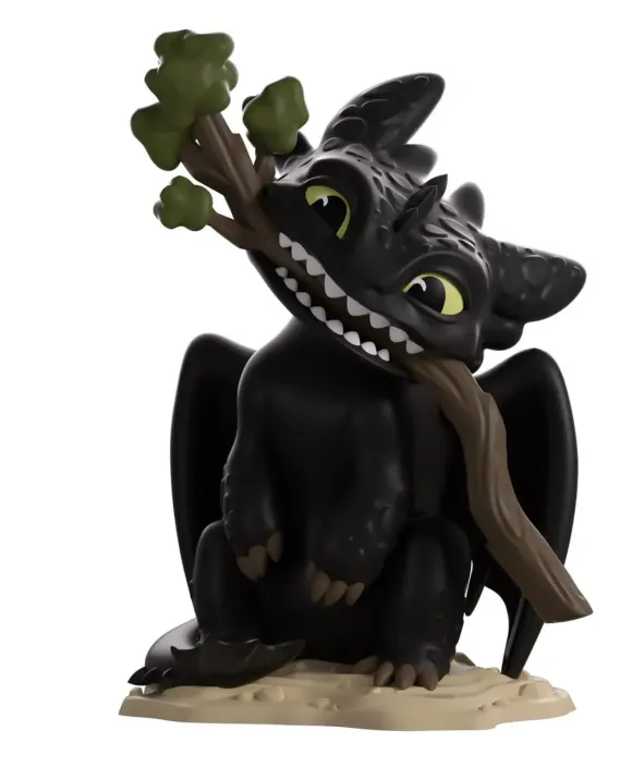 Drachenzähmen leicht gemacht Vinyl Figur Fetch Toothless 13 cm     