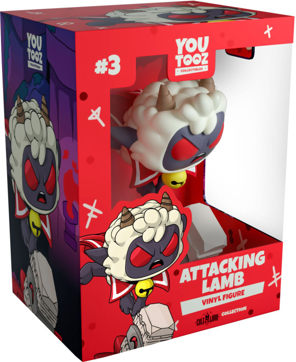 Cult of the Lamb Vinyl Figur Attacking Lamb 11 cm