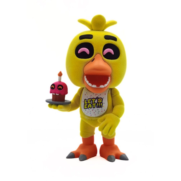 Five Night's at Freddy Vinyl Figur Chica Flocked 12 cm