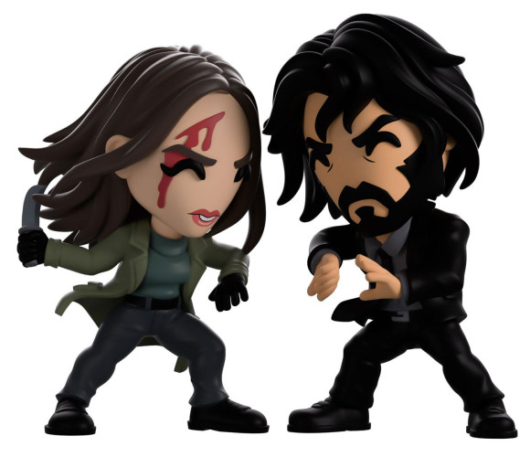John Wick: Ballerina Vinyl Figuren 2er-Pack Ballerina & John Wick 11 cm          