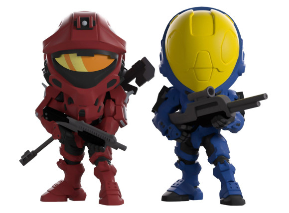 Halo Vinyl Figuren 2er-Pack Red vs Blue 11 cm       
