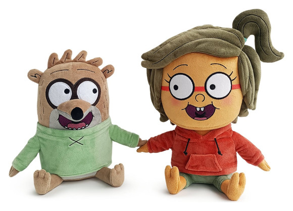 Regular Show Plüschfiguren 2er-Pack Valentine´s Rigby & Eileen 22 cm          