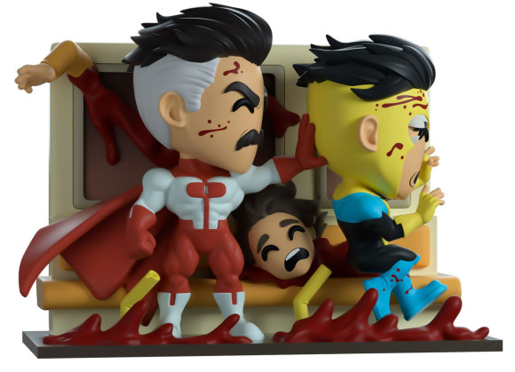 Invincible Vinyl Figur Omni-Man and Invincible 12 cm