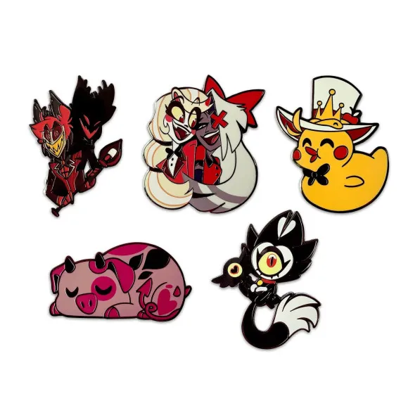 Hazbin Hotel Ansteck-Pins Set 5 cm (6)