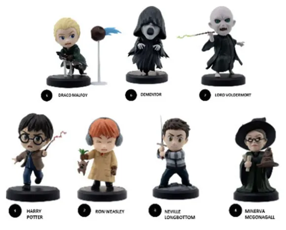 Harry Potter Hero Box Wizards Series Minifiguren 8 cm Display (6)
