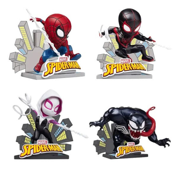 Marvel Hero Box Attack Series Minifiguren Spider-Man 8 cm Display (6)