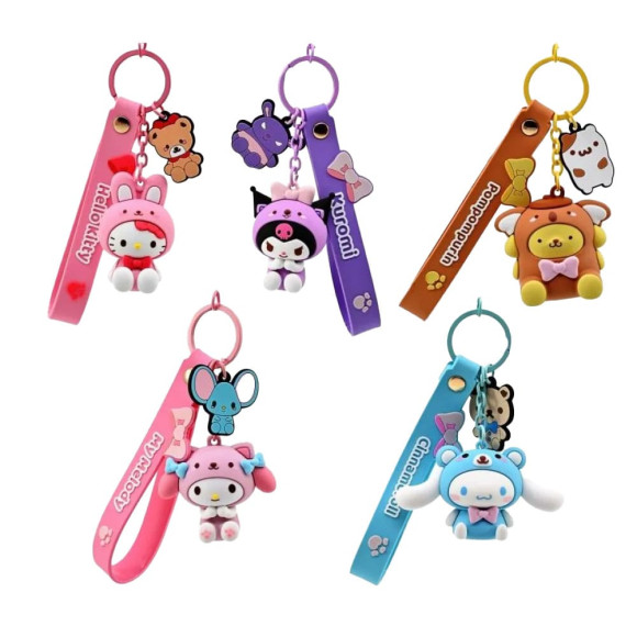 Sanrio Animal Series Schlüsselanhänger Hello Kitty and Friends Display (12)