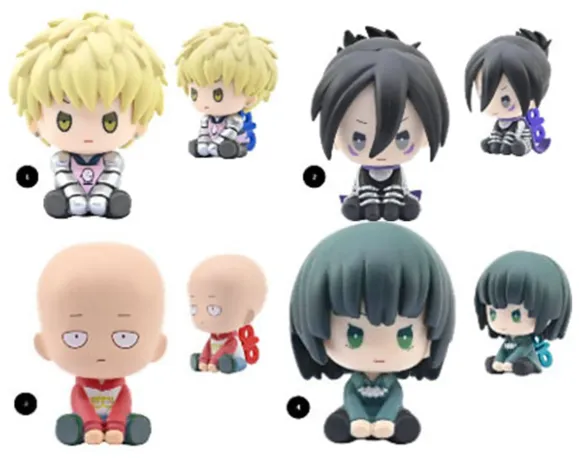 One Punch Man Petatto Clockwork PVC Figuren Vol. 2 4 cm Sortiment (12)