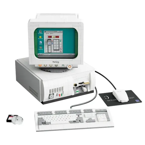 Pantasy 85005 "Retro 90s PC" Klemmbaustein-Set (1634 Teile)