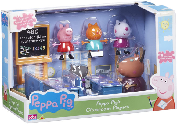 Peppa Pig Vorschule Klassenzimmer 5 Figuren Spielset