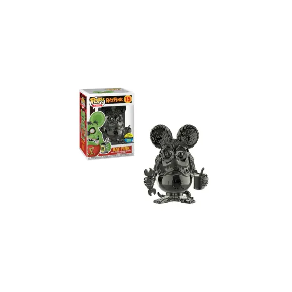 Rat Fink Black Chrome POP! Figur 9 cm Exclusive