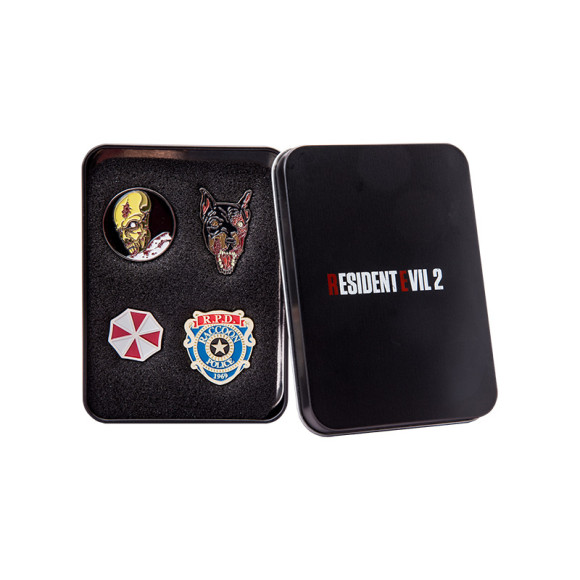 Resident Evil 4er-Pack Collectors Ansteck-Pins