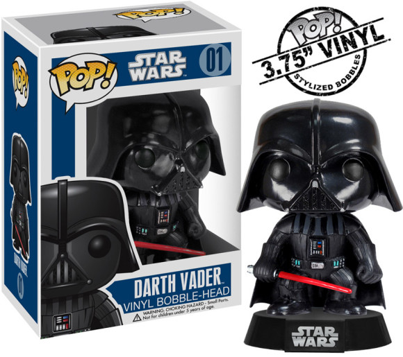Star Wars POP! Vinyl Wackelkopf-Figur Darth Vader 10 cm