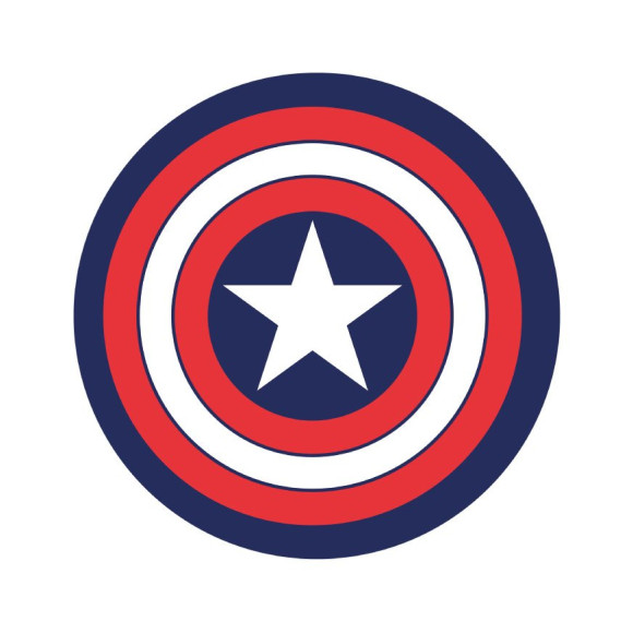 Marvel Teppich Captain America 80 cm