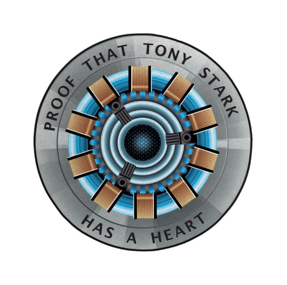Marvel Teppich Proof That Tony Stark Has A Heart 80 cm