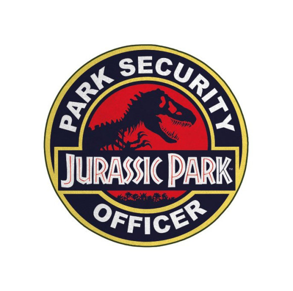 Jurassic Park Teppich Park Security Officer 80 cm