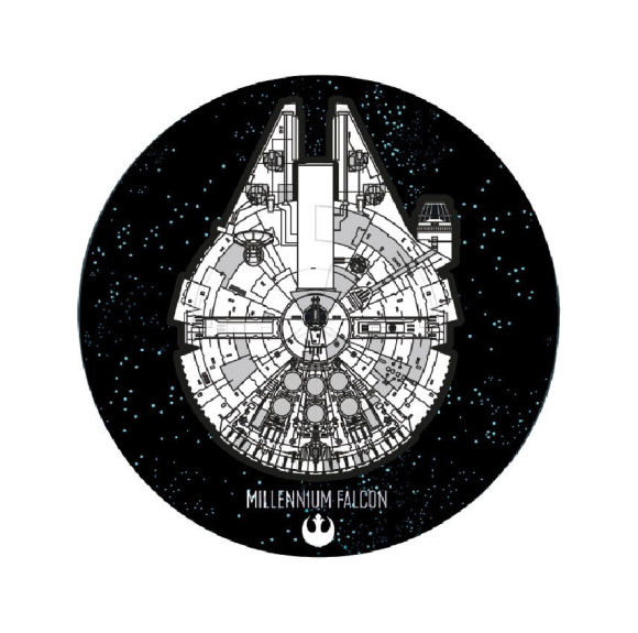 Star Wars Teppich Millennium Falke 80 cm