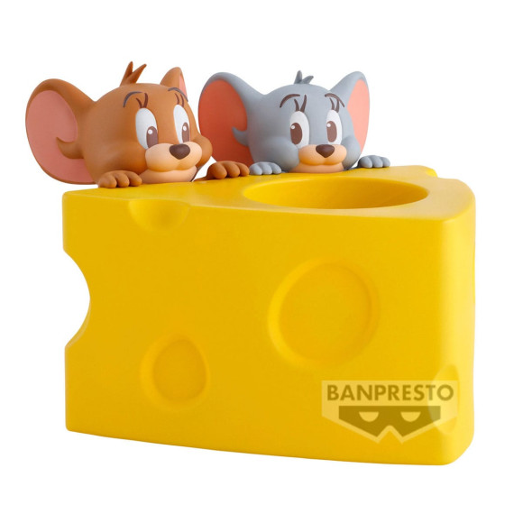 Tom & Jerry Figure Life PVC Statue Jerry & Tuffy 9 cm