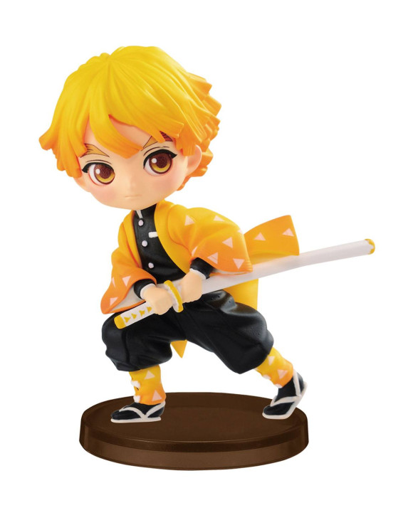 Demon Slayer Kimetsu no Yaiba Q Posket Petit Minifigur Zenitsu Agatsuma 7 cm