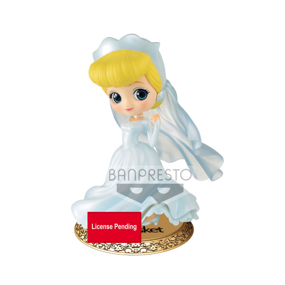 Disney Q Posket Minifigur Cinderella Dreamy Style 14 cm