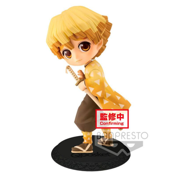 Demon Slayer Kimetsu no Yaiba Q Posket Minifigur Zenitsu Agatsuma Ver. B 14 cm