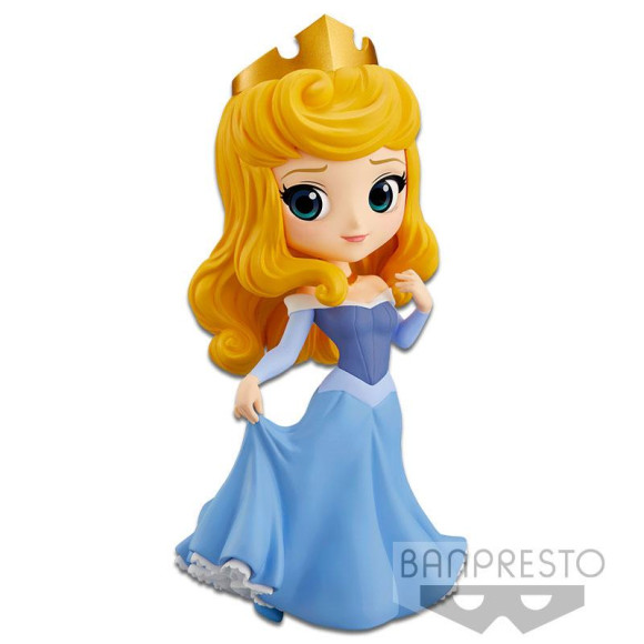 Disney Q Posket Minifigur Princess Aurora (Blue Dress) 14 cm
