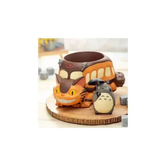 Mein Nachbar Totoro Diorama / Aufbewahrungsbox Catbus & Totoro