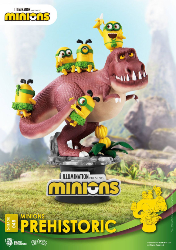 Minions Prehistoric D-Stage PVC Diorama Statue 15 cm