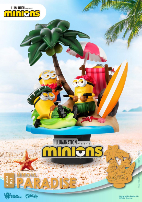 Minions Paradise D-Stage PVC Diorama Statue 15 cm