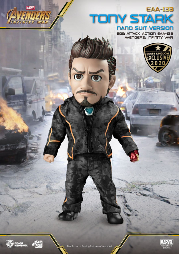 Avengers Tony Stark Nano Suit Egg Attack Actionfigur 16 cm Beast Kingdom Exclusive