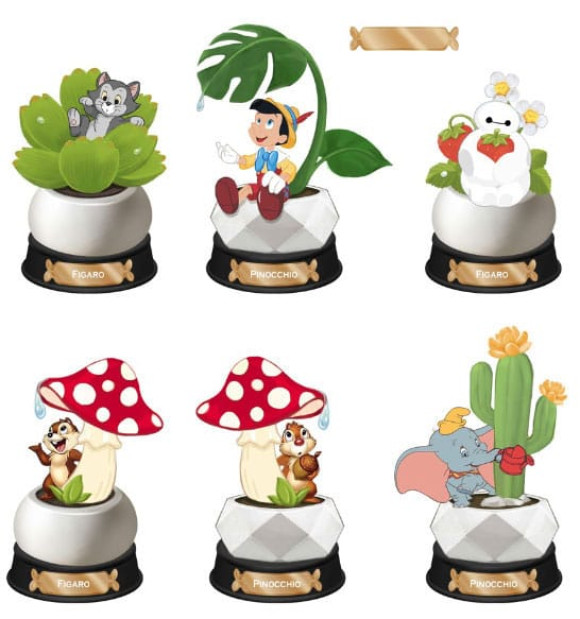 Disney Mini Diorama Stage Statuen Love Plants Series 12 cm Sortiment (6)
