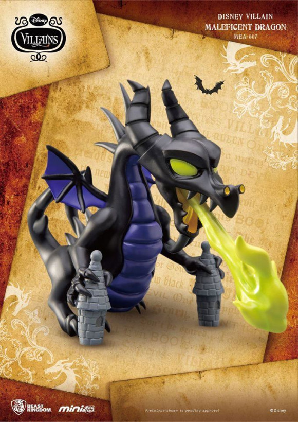 Disney Villains Maleficent Dragon Mini Egg Attack Figur 10 cm