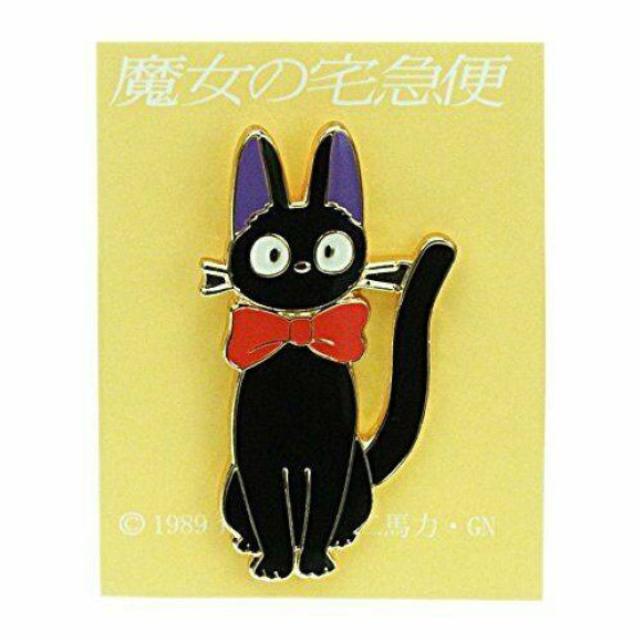 Kikis kleiner Lieferservice Ansteck-Button Jiji Ribbon