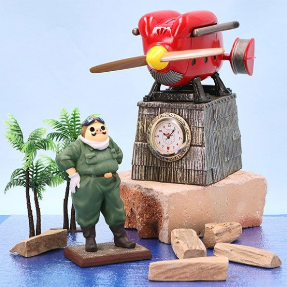 Porco Rosso Tischuhr Marco Savoia Trial Model 15 cm
