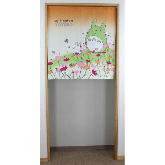 Mein Nachbar Totoro Japanischer Türvorhang Totoro & Cosmos