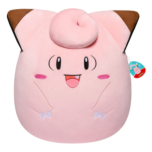 Pokemon: Squishmallows - Clefairy Jumbo 20 inch Plush
