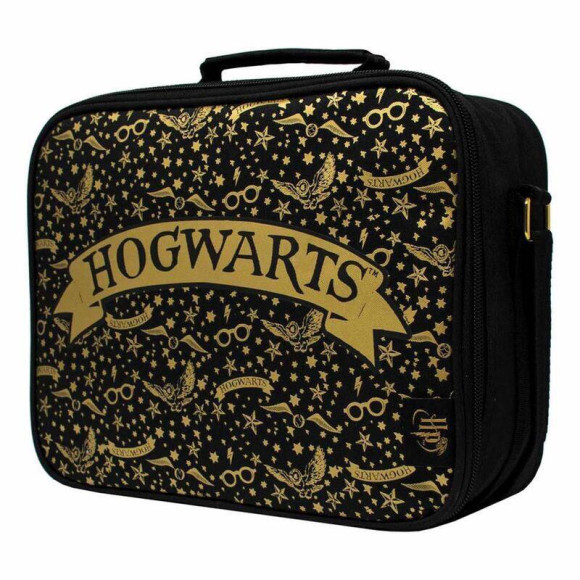 Harry Potter Isoliertasche Hogwarts Black & Gold