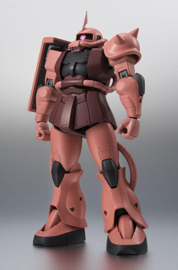 Moblie Suit Gundam Robot Spirits Actionfigur (Side MS) MS-06S ZAKU II CHAR'S CUSTOM MODEL ver. A.N.I.M.E. xx cm